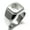 Silver, variant on Stainless Steel Hera Greek Goddess of Marriage Engraved Square Flat Top Biker Style Polished Signet Ring