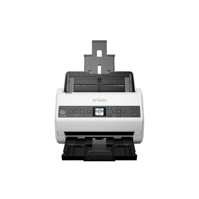 DS-730N Network Color Document Scanner, 600 dpi Optical Resolution, 100-Sheet Duplex Auto Document Feeder