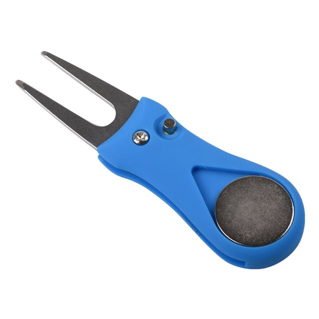 Bangcool Golf Divot Tool Foldable Pop up Button Divot Repair Tool Magnetic Ball Marker