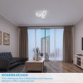thumbnail image 5 of Lámpara De Araña De Luz De Techo De Acrílico De Alto Brillo, Diseño Moderno Para Sala De Estar, Dormitorio, Cocina Vogacara HA027359-02, 5 of 5