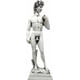 thumbnail image 1 of MORÍN Imágenes | Estatua decorativa El David | Escultura de resina |34 cm| Mármol blanco, 1 of 2