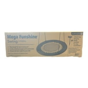 Hearthsong 45" Mega FunShine Bungee Swing, Up to 300lbs, Blue/Yellow