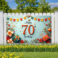 thumbnail image 6 of Colorful Theme Happy Birthday Banner Decorative Design 70th Birthday Party Balloon Decoration Celebration Banner for Milestone Celebration Indoor Decoration Kids Party, 6 of 7