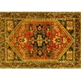 thumbnail image 1 of Ahgly Company Indoor Rectangle Persian Yellow Traditional Area Rugs, 2' x 5', 1 of 4