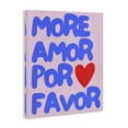 thumbnail image 4 of Stupell Industries Blue & Red More Amor Text & Numbers Painting Wrapped Canvas Art Print Wall Art, 16 x 20, 4 of 8