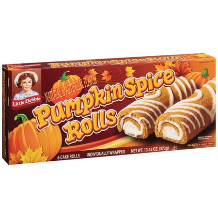 Little Debbie Pumpkin Spice Cake Rolls, 13.13 oz. Box - Walmart.com