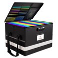 thumbnail image 1 of Oterri Fireproof Document Box with Lock, Letter File Box, Portable Fire Safe Box with Handle, Waterproof Important Docum, 1 of 8