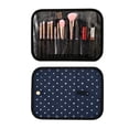 thumbnail image 2 of Iauyy 3 Piece Large Portable Hanging Toiletry Bags for Travel,Foldable Makeup Organizer with Multiple Compartments for Men&Women，White Star, 2 of 9