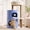Denim Blue, variant on Cat Tree Charcoal Gray Indoor Play and Nap Tower for Adult Cats