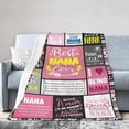 thumbnail image 2 of Chaos Coordinator Blanket Gifts, Thank You Gifts for Women, Boss Lady Gifts for Women, Best Appreciation Christmas Birthday Gift for Coworker, Teacher, Social Worker, Manager, Cozy Blanket 50" X 60", 2 of 5