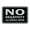 Black, variant on Classic Framed No Negativity Allowed Here Sign (Lt Gray) - Small