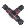 thumbnail image 1 of Wire Connector Cable Connectors 24A 250V T Shape Underwater Terminal Block 3 Pins 3-way IP68 Waterproof Connector, 1 of 11