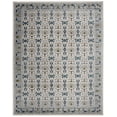 thumbnail image 2 of SAFAVIEH Madison Julian Floral Bordered Area Rug, Ivory/Navy, 9' x 12', 2 of 7