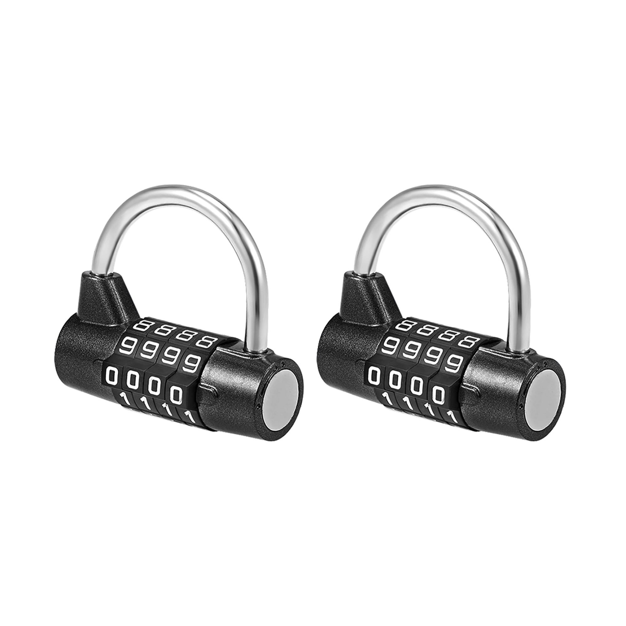 4Digit Combination Padlock, 2inch Resettable Lock for Gate Locker