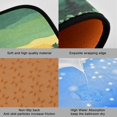 thumbnail image 2 of 2-Piece Kitchen Mat Set Non Slip Washable Floor Mats Decorative Rugs for Kitchen Sink Laundry Green and Yellow Sunset, 2 of 7
