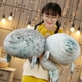thumbnail image 6 of 8 Inch Cute Blob Seal Pillow, Chubby Seal Plush Hug Pillow Soft Stuffed Animal Toy, Adorable Birthday Gifts Christmas Gifts - 8 Inch White Seal, 6 of 9
