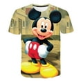 thumbnail image 1 of Camisetas de Mickey Mouse para niñas, ropa de moda, camisetas holgadas de manga corta, camisetas informales de dibujos animados de la serie Disney, camisetas de 1 a 14 años de edad, 6T Gao Jinjia LED, 1 of 2