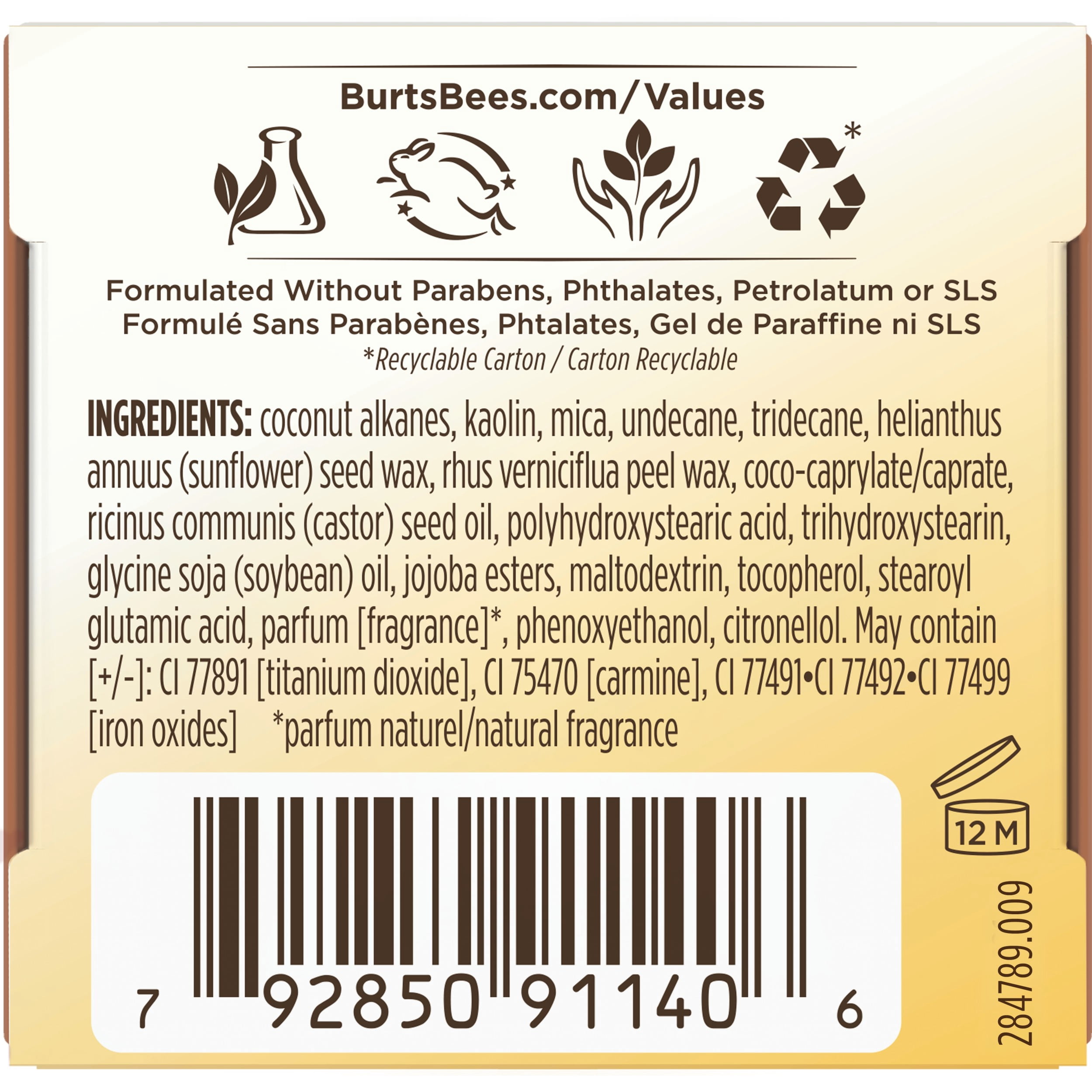 Burt's Bees Color Nurture Cream Eye Shadow, Honey Caramel  0.25 Ounce