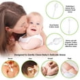 thumbnail image 2 of Baby Cotton Swabs, Organic Chlorine-Free Safety Swabs for Kids or Newborn Babies, 100% Biodegradable Gentle Baby Qtips, Cruelty-Free & Hypoallergenic Children Cotton Buds (4 packs of 55 ct. Total 220), 2 of 7