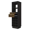 thumbnail image 2 of 18" Black Bar Cabinet With Two Drawers, 2 of 6
