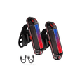 thumbnail image 1 of 2pz Luces Usb Recargable Led Estrobo Para Bicicleta 5 Modos Malubero Negro, 1 of 4