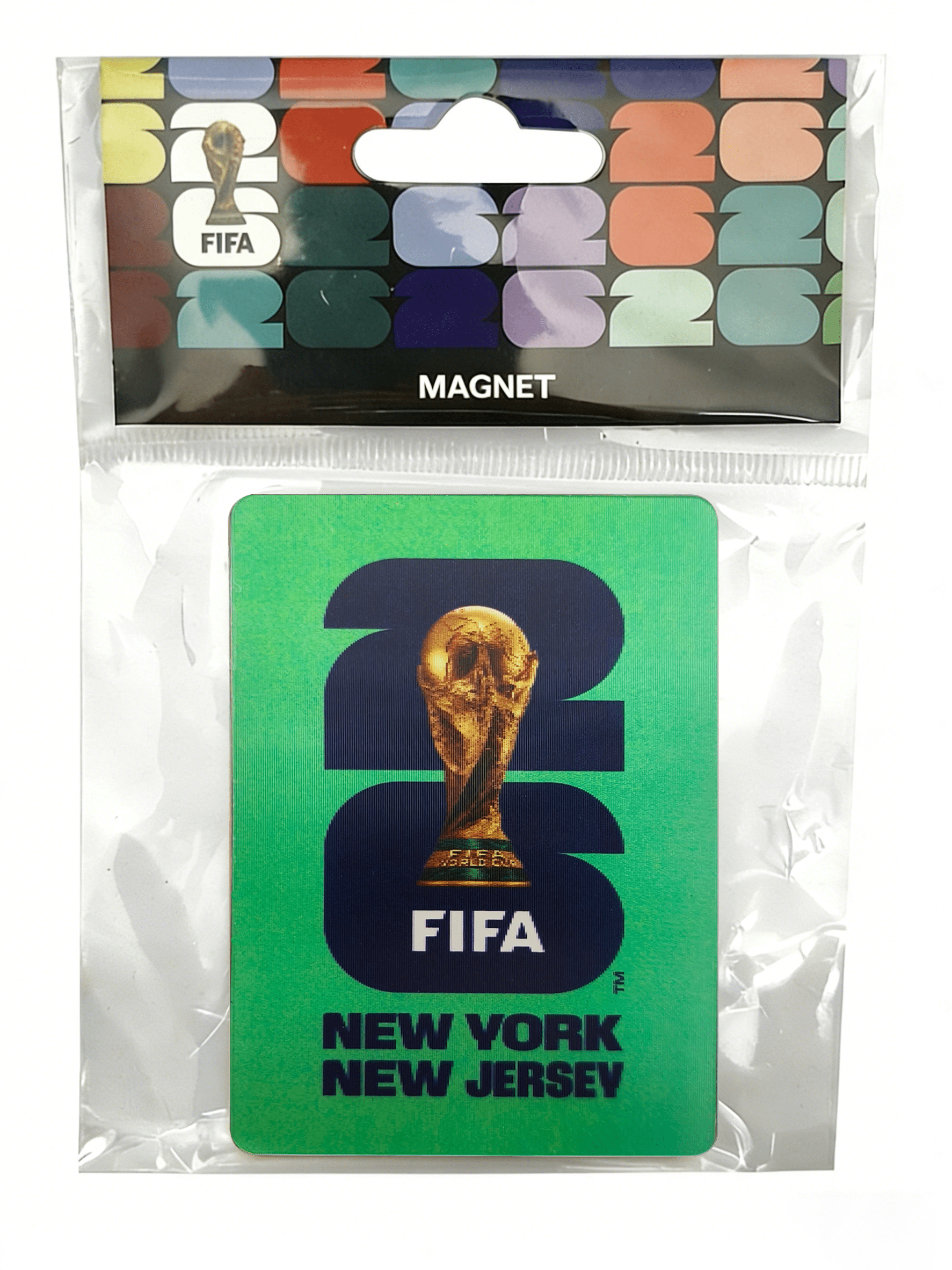 FIFA World Cup 2026 Host City Soccer Lenticular Magnet - New York