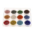 thumbnail image 2 of 4200pcs Mezclado 12 Colores de Cristal de Cristal de Bricolaje Hallazgos de Artesanía Espaciadoras Sueltas Gloria Perlas sueltas de espaciadores, 2 of 8