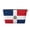 Gold, variant on Flag Of The Dominican Republic Purse Organizer Handbags Totes Leather Zipper Printing Bag For Women Travel Toiletry Bag