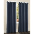 thumbnail image 1 of Faux Silk Drapery Grommet Window Panel, 1 of 5