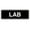Black, variant on Signs ByLITA New Standard Lab Sign (Red) - Small