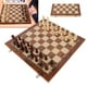 thumbnail image 1 of Juego De Damas De Ajedrez De Madera, Tablero Plegable Multifunción 3 En 1 Juego De Ajedrez De Madera Portátil Para Niños, 1 of 7