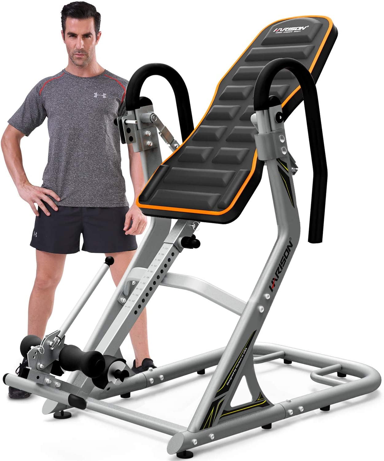 Harison Inversion Table For Back Pain Relief With 3d Memory Foam Back Stretcher Machine For Pain Therapy Training Walmart Com Harison Inversion Table For Back Pain Relief With 3d Memory Foam Back Stretcher Machine For Pain Therapy Training Walmart Com