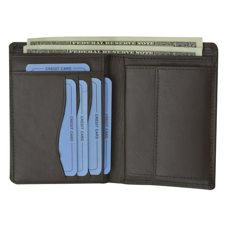 Moga European Hispter Bifold High End Leather Wallet with Coin Pocket