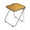Tawny, variant on Tnarru Folding Side Table with Tray, Space-saving, Non-slip, Versatile, Compact, Dining Table, Small Folding Table for Bedroom And Home White