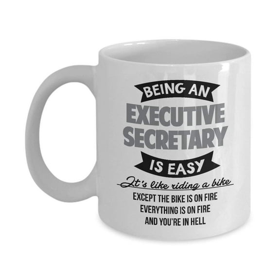 Best Funny Executive Secretary Bikers Coffee & Tea Gift Mug