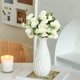 thumbnail image 4 of Artificial Flower Bouquet Hydrangea Carnation Arrangement - Small High-End Faux Floral Decor, Lifelike Wedding Centerpiece, Home Display Decoration, 4 of 4