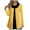 Yellow, variant on Ovafbau Women Plus Size Long Sleeve Hoodless Sweatshirts Womens Faux Layered Mock Neck Long Sleeve Button Front Tunic Fall Winter Outfits