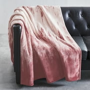 Better Homes & Gardens Oversized Throw Blanket, 50" x 70", Coral
