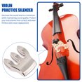 thumbnail image 4 of KAKOWELY Metal Violin Practice Mute Durable Violin Volume Control Violinists Easy To Carry, 4 of 8