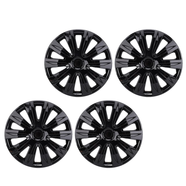 Hubcap Wheel Covers 16 Inch, Universal Hub Caps, R16 Wheel Rim Covers, Snap On Hubcaps for Most Cars Truck SUV, Rim Protectors Set of 4