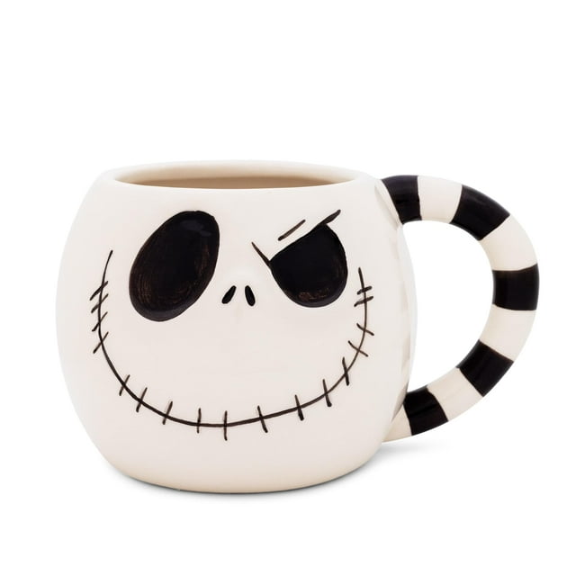Taza de cerámica plateada Buffalo Disney Nightmare Before Christmas