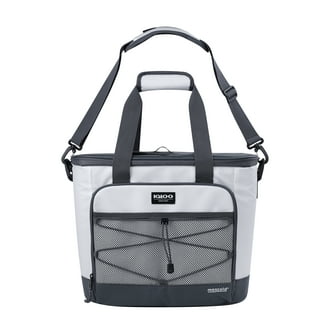 carry silver Ozark Trail 30 Can Welded Sport Tote Cooler, Soft Sided Cooler