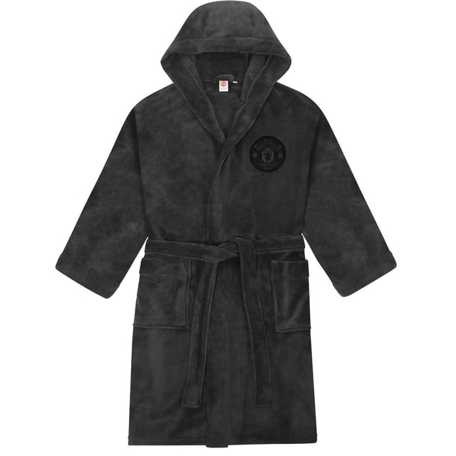 Manchester United FC Mens Crest Fleece Dressing Gown