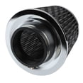 thumbnail image 4 of Filtro de aire para automóvil, filtración potente de alto flujo, soporte radial de 16 pulgadas, filtro de entrada de aire para vehículo, estilo fibra de carbono, 4 of 15