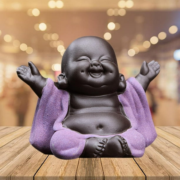 Estatua de Buda Feliz Maitreya BLESIY de Cerámica Feng Shui