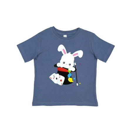 

Inktastic White Bunny Rabbit Magic Trick Magic Wand Hat Gift Toddler Boy or Toddler Girl T-Shirt