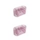 thumbnail image 2 of Matsuzay Portalápices de metal: revestimiento duradero y resistente al óxido, gran capacidad, compartimento de escritorio, lápiz, color rosa sakura rosa 2Conjunto, 2 of 6