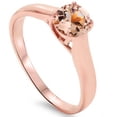 thumbnail image 2 of Pompeii 6MM Morganite Solitaire Engagement Anniversary Ring 14K Rose Gold (,), 2 of 4