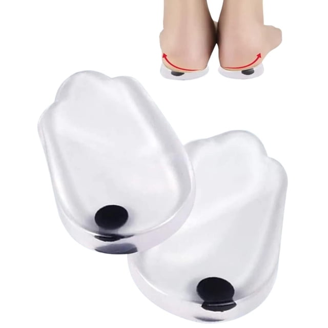 VERALY.MX Plantillas Ortopédica Silicon Pie Pronador Pierna Arqueada con Iman 2 piezas para talones multicolor