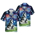 thumbnail image 3 of Happy New Year Alaskan Malamute Family Cheer Winter Midnight Firework Hawaiian Shirt Breathable Summer Unisex Merch Alaska Mal Dog Lovers Gifts - 02025, 3 of 6